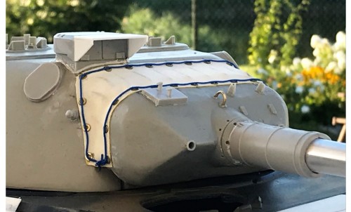 RC 1/16 Canadian tank Leopard C2 Mexas - Afghanistan - build