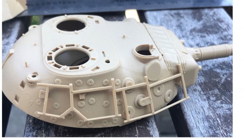 RC 1/16 Canadian tank Leopard C2 Mexas - Afghanistan - build