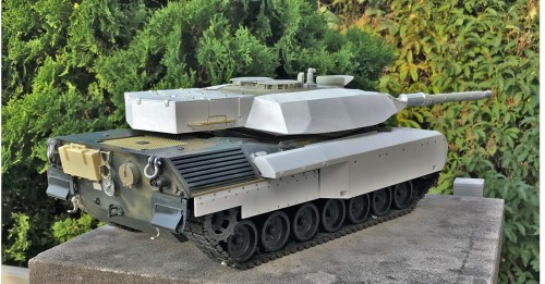 RC 1/16 Canadian tank Leopard C2 Mexas - Afghanistan - build