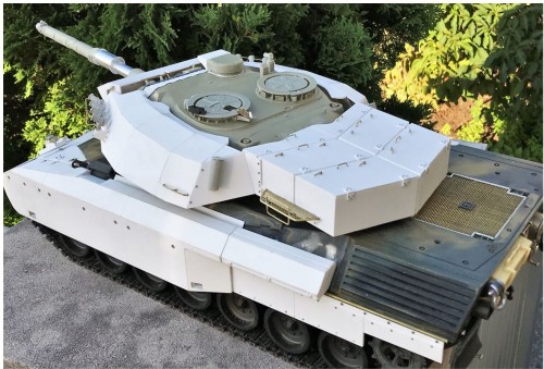 RC 1/16 Canadian tank Leopard C2 Mexas - Afghanistan - build