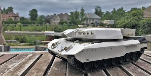 RC 1/16 Canadian tank Leopard C2 Mexas - Afghanistan - build