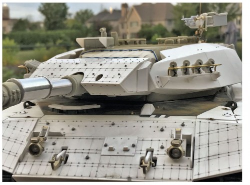 RC 1/16 Canadian tank Leopard C2 Mexas - Afghanistan - build