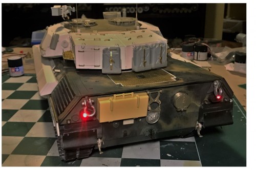RC 1/16 Canadian tank Leopard C2 Mexas - Afghanistan - build