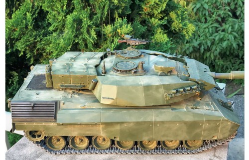 RC 1/16 Canadian tank Leopard C2 Mexas - Afghanistan - build