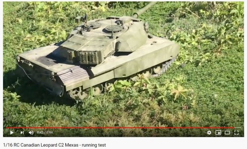 Capture0.JPG (194.55 KiB) Viewed 4614 times RC 1/16 Canadian tank Leopard C2 Mexas - Afghanistan - build
