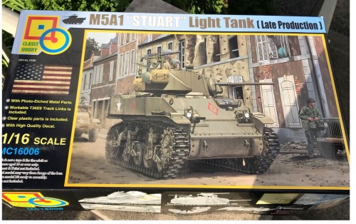 1/16 RC M5A1 Stuart Light tank- build