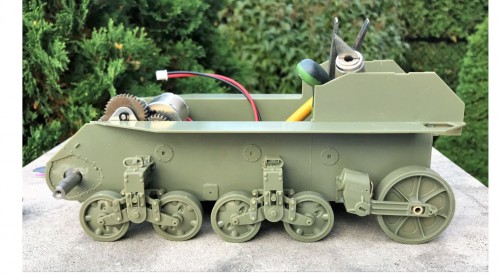 1/16 RC M5A1 Stuart Light tank - build