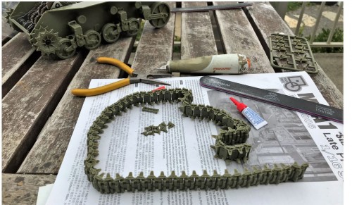 1/16 RC M5A1 Stuart Light tank - build