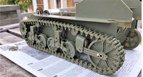 1/16 RC M5A1 Stuart Light tank - build