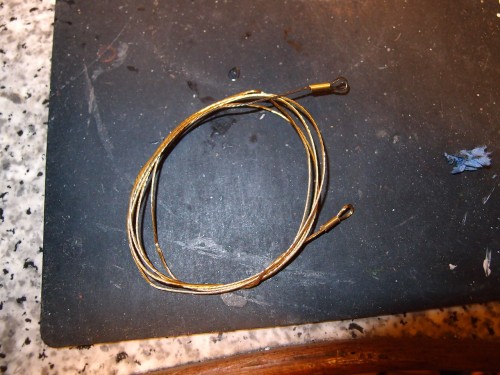 Found some brass tube , made better crimps for the eyelets