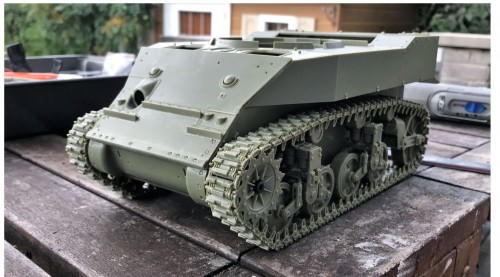 1/16 RC M5A1 Stuart Light tank - build