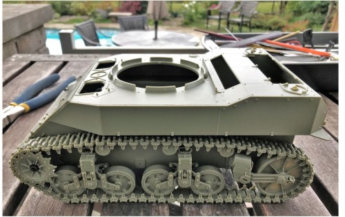 1/16 RC M5A1 Stuart Light tank - build