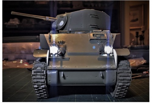 1/16 RC M5A1 Stuart Light tank - build
