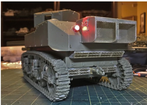 1/16 RC M5A1 Stuart Light tank - build