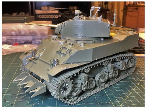 1/16 RC M5A1 Stuart Light tank - build