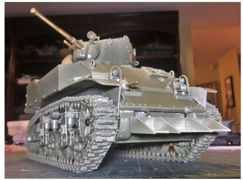 1/16 RC M5A1 Stuart Light tank - build