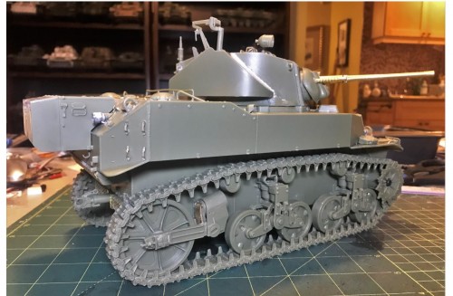 1/16 RC M5A1 Stuart Light tank - build