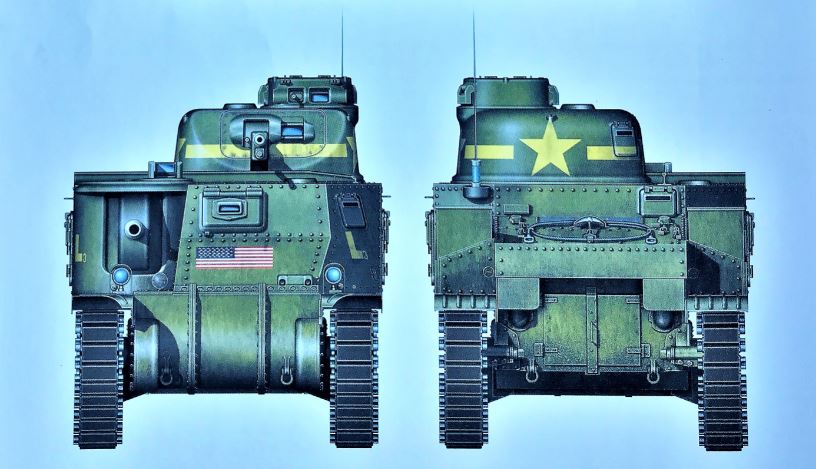 RC 1/16 M3 Lee early production tank - build