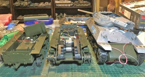 RC 1/16 M3 Lee early production tank - build