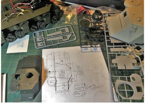 RC 1/16 M3 Lee early production tank - build