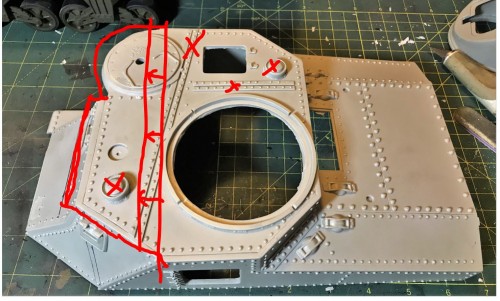 RC 1/16 M3 Lee early production tank - build