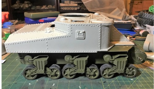 RC 1/16 M3 Lee early production tank - build