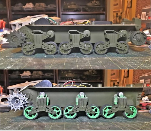 RC 1/16 M3 Lee early production tank - build