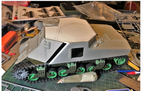 RC 1/16 M3 Lee early production tank - build