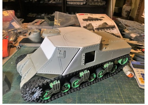 RC 1/16 M3 Lee early production tank - build