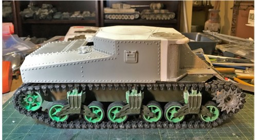 RC 1/16 M3 Lee early production tank - build