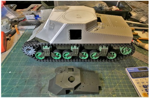 RC 1/16 M3 Lee early production tank - build