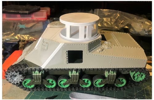 RC 1/16 M3 Lee early production tank - build