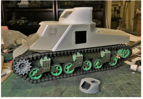 RC 1/16 M3 Lee early production tank - build