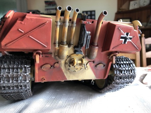 Tamiya Jagdpanther-rear detailing