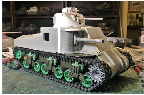 RC 1/16 M3 Lee early production tank - build