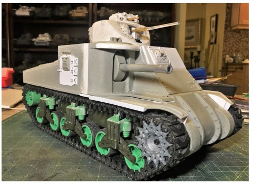 RC 1/16 M3 Lee early production tank - build