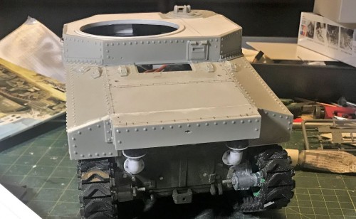 RC 1/16 M3 Lee early production tank - build