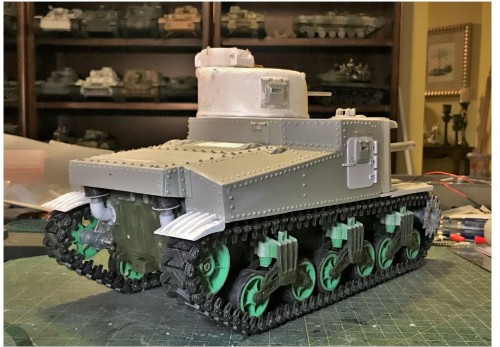 RC 1/16 M3 Lee early production tank - build