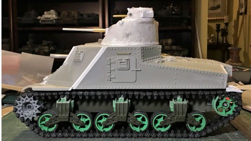 RC 1/16 M3 Lee early production tank - build