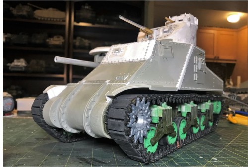 RC 1/16 M3 Lee early production tank - build