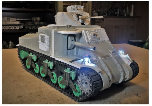RC 1/16 M3 Lee early production tank - build