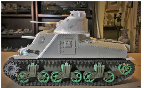 RC 1/16 M3 Lee early production tank - build