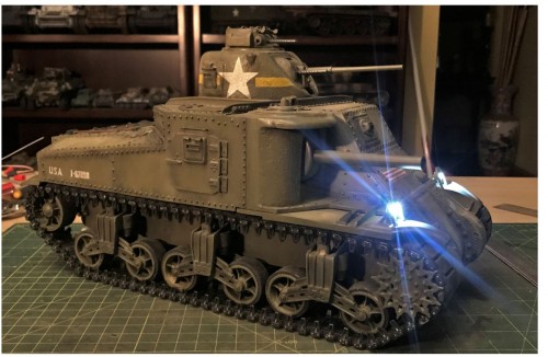 RC 1/16 M3 Lee early production tank - build