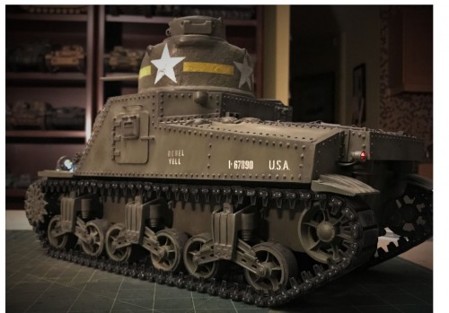 RC 1/16 M3 Lee early production tank - build