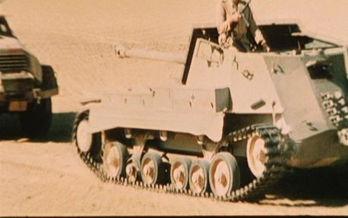 !7-Pdr Archer- as German tank. 1982 movie
