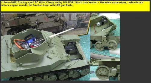 35RCTANK Stuart conversion kit