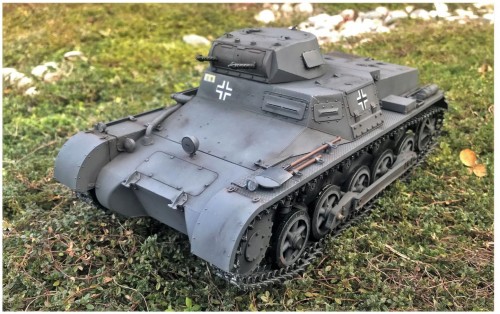 1/16 Panzer 1 ausf B - Takom conversion to RC