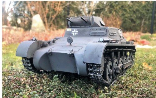 1/16 Panzer 1 ausf B - Takom conversion to RC
