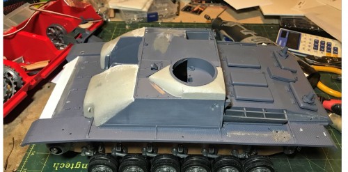 1/16 RC Sturmgeschütz - StuG III G Late - Alkett 1944 - build