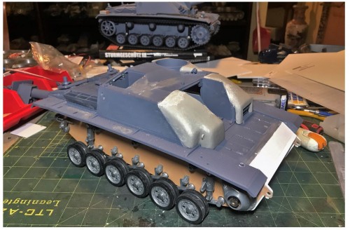 1/16 RC Sturmgeschütz - StuG III G Late - Alkett 1944 - build